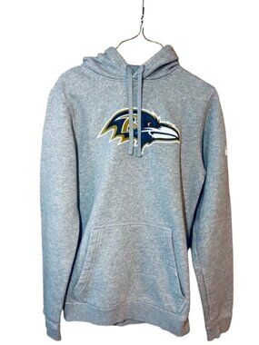 Baltimore Ravens grey pullover hoodie Small